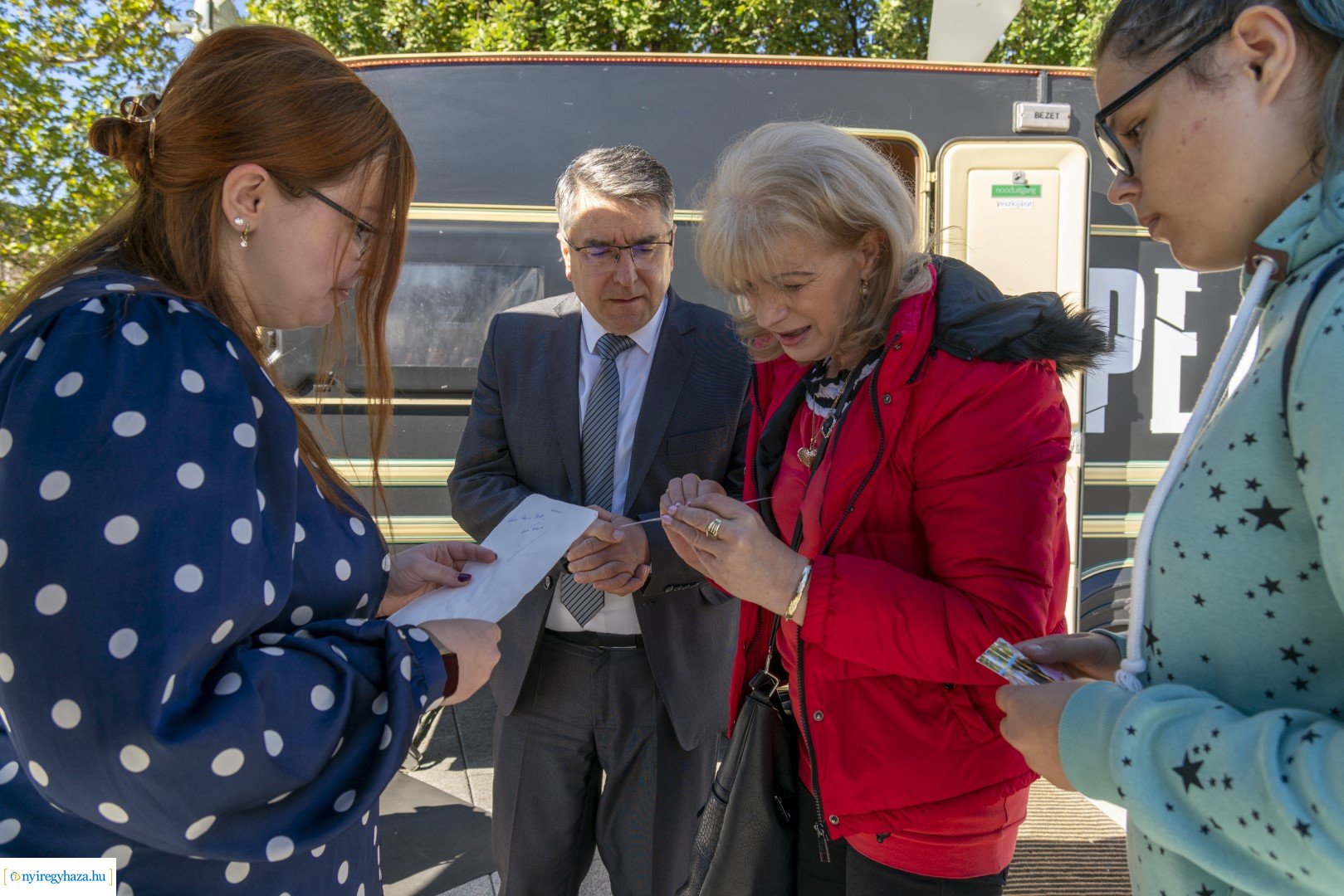 Emberkereskedelem elleni küzdelem interaktív bemutató a Kossuth téren