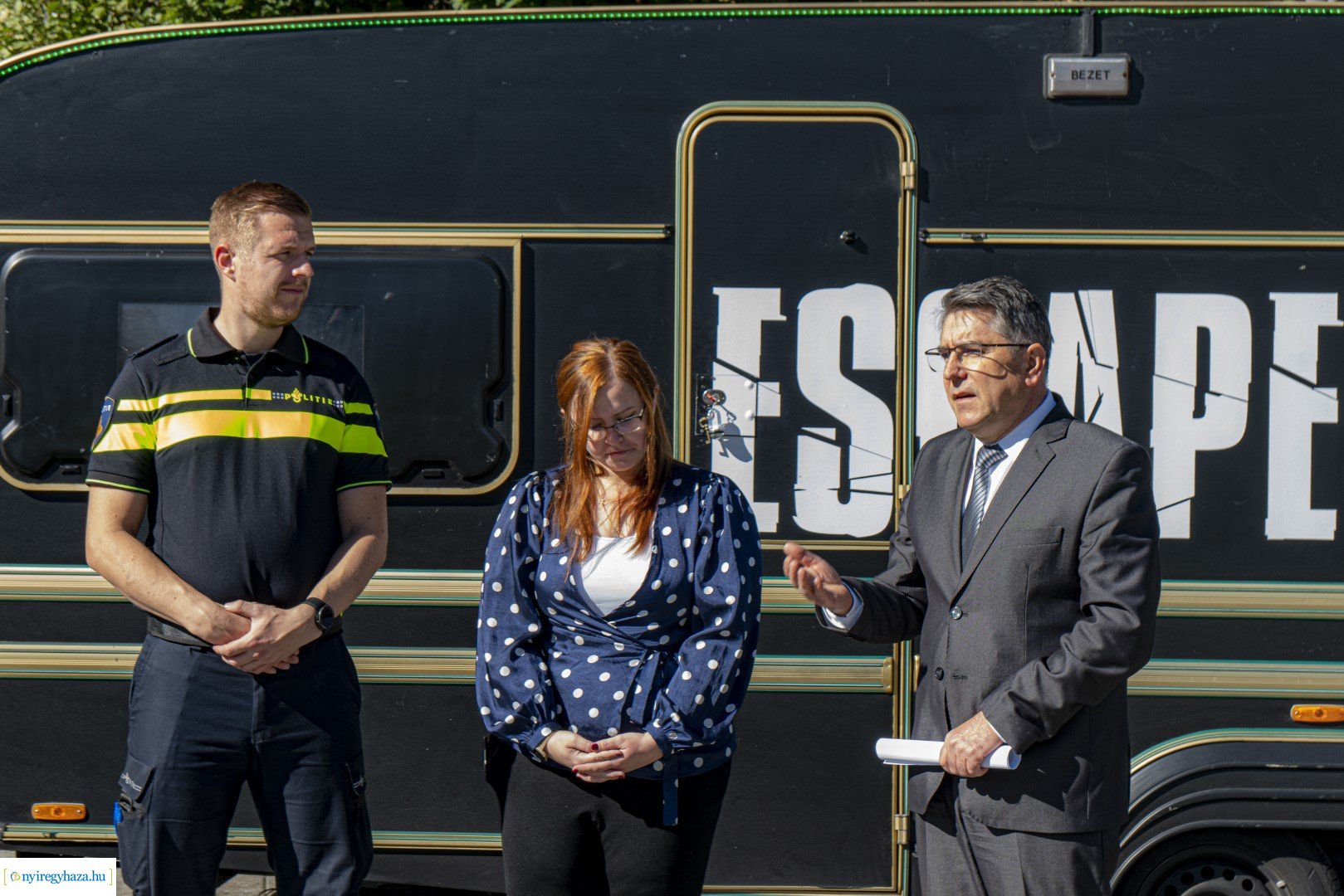 Emberkereskedelem elleni küzdelem interaktív bemutató a Kossuth téren