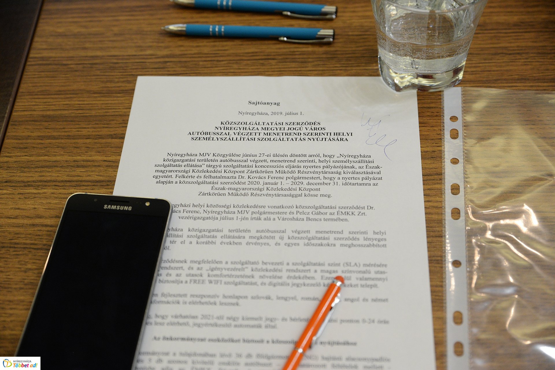 ÉMKK együttműködési megállapodás aláírása