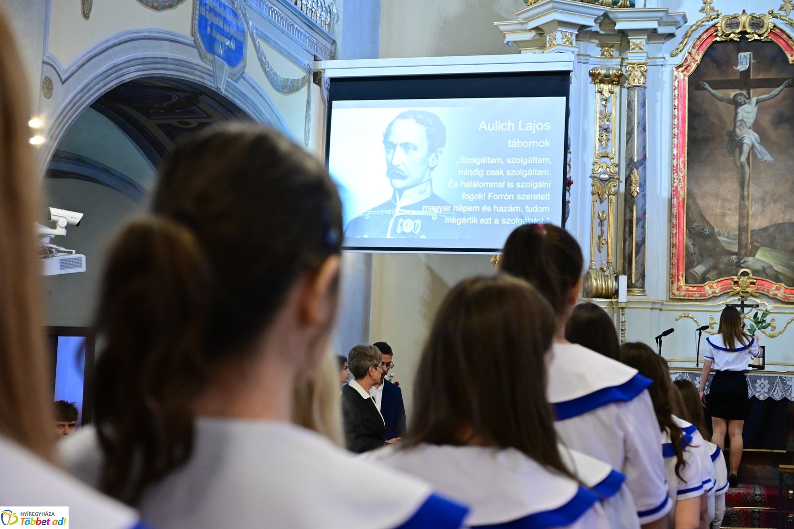 Emlékezés az aradi vértanúkra az evangélikus templomban 2025 