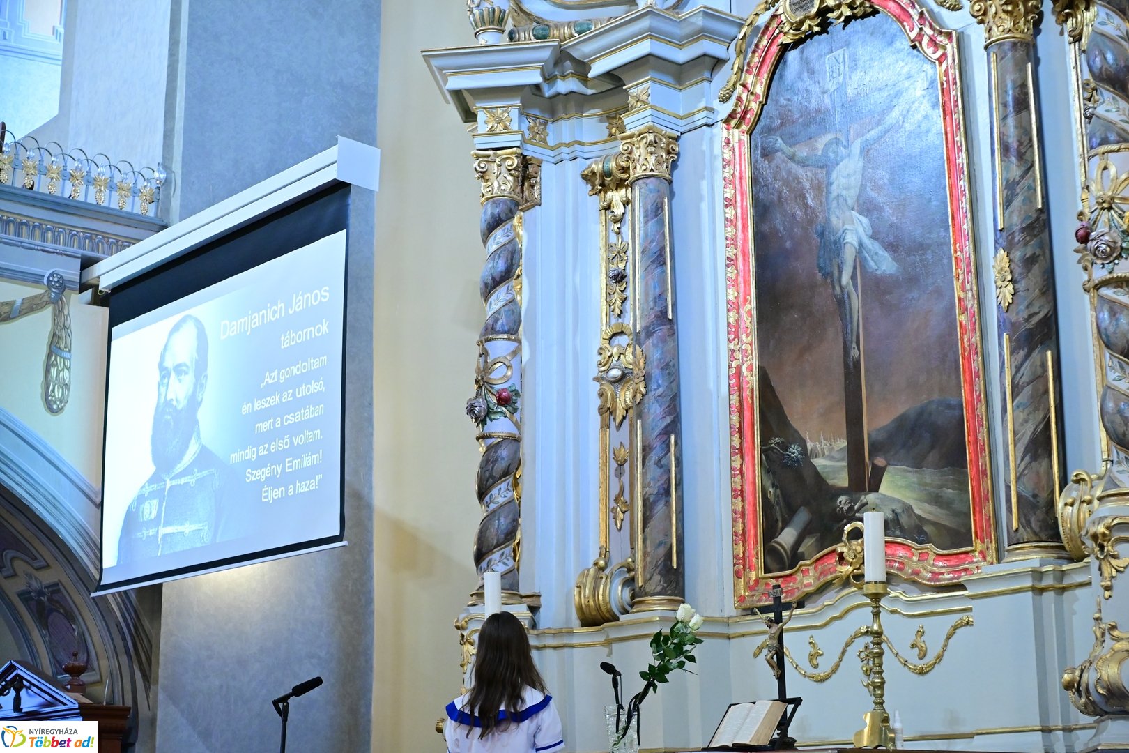 Emlékezés az aradi vértanúkra az evangélikus templomban 2025 