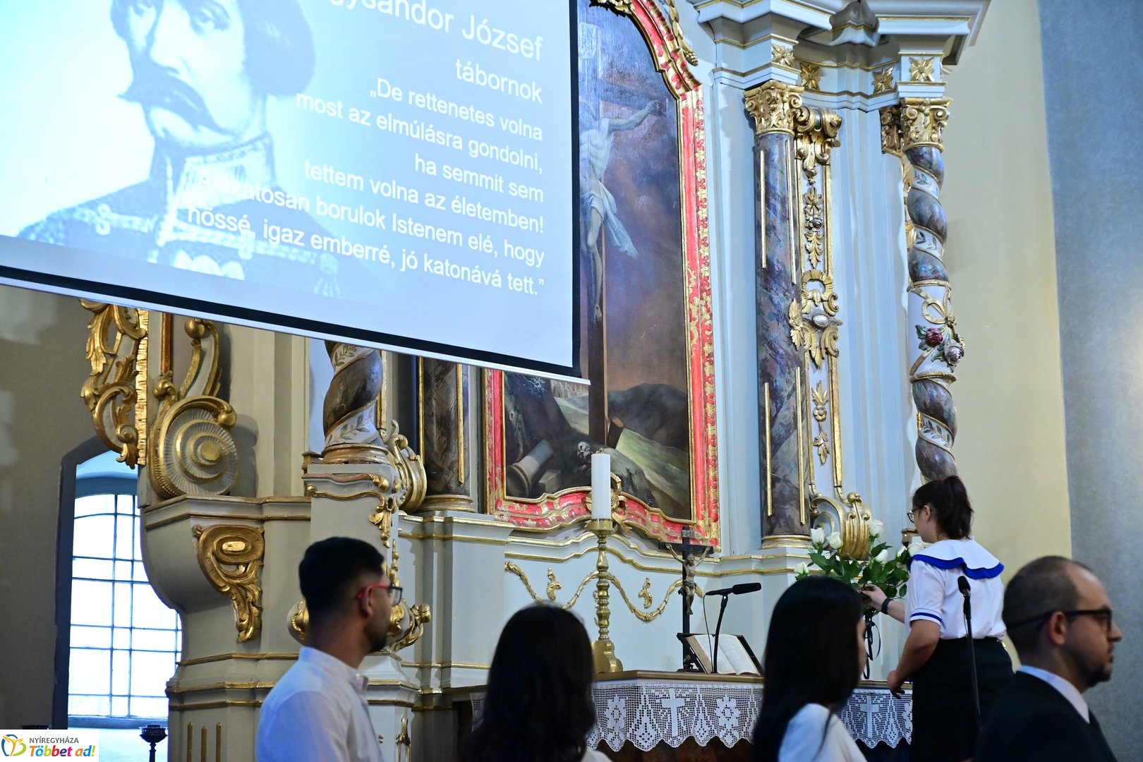 Emlékezés az aradi vértanúkra az evangélikus templomban 2025 