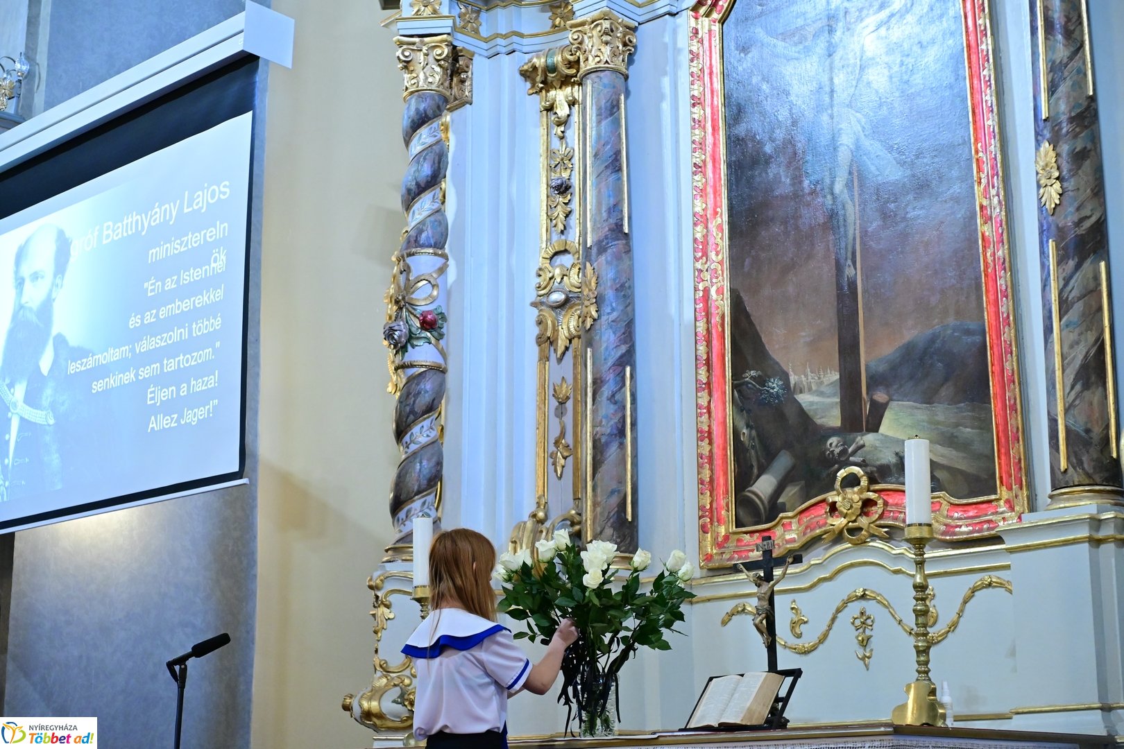 Emlékezés az aradi vértanúkra az evangélikus templomban 2025 