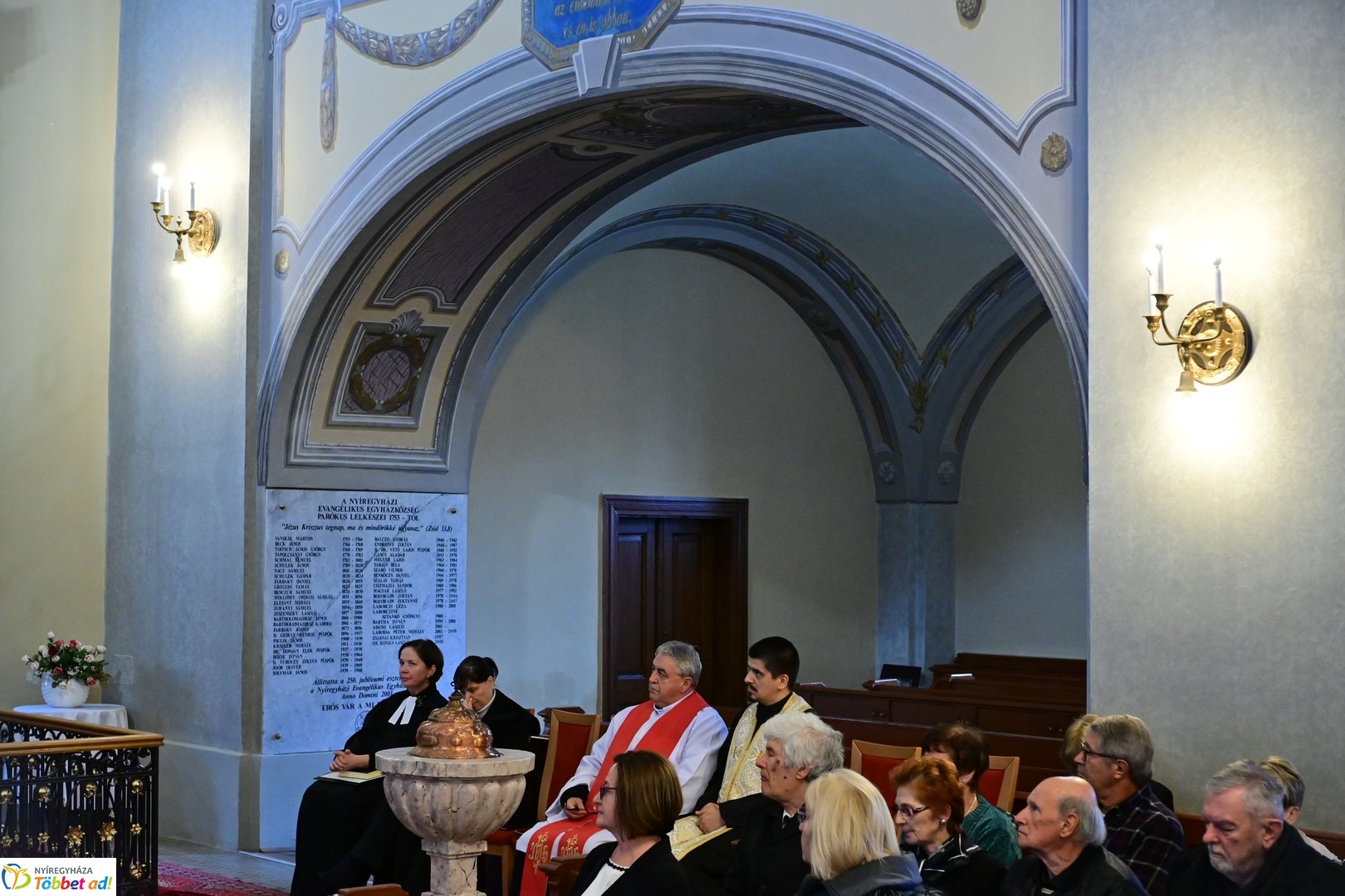 Emlékezés az aradi vértanúkra az evangélikus templomban 2025 