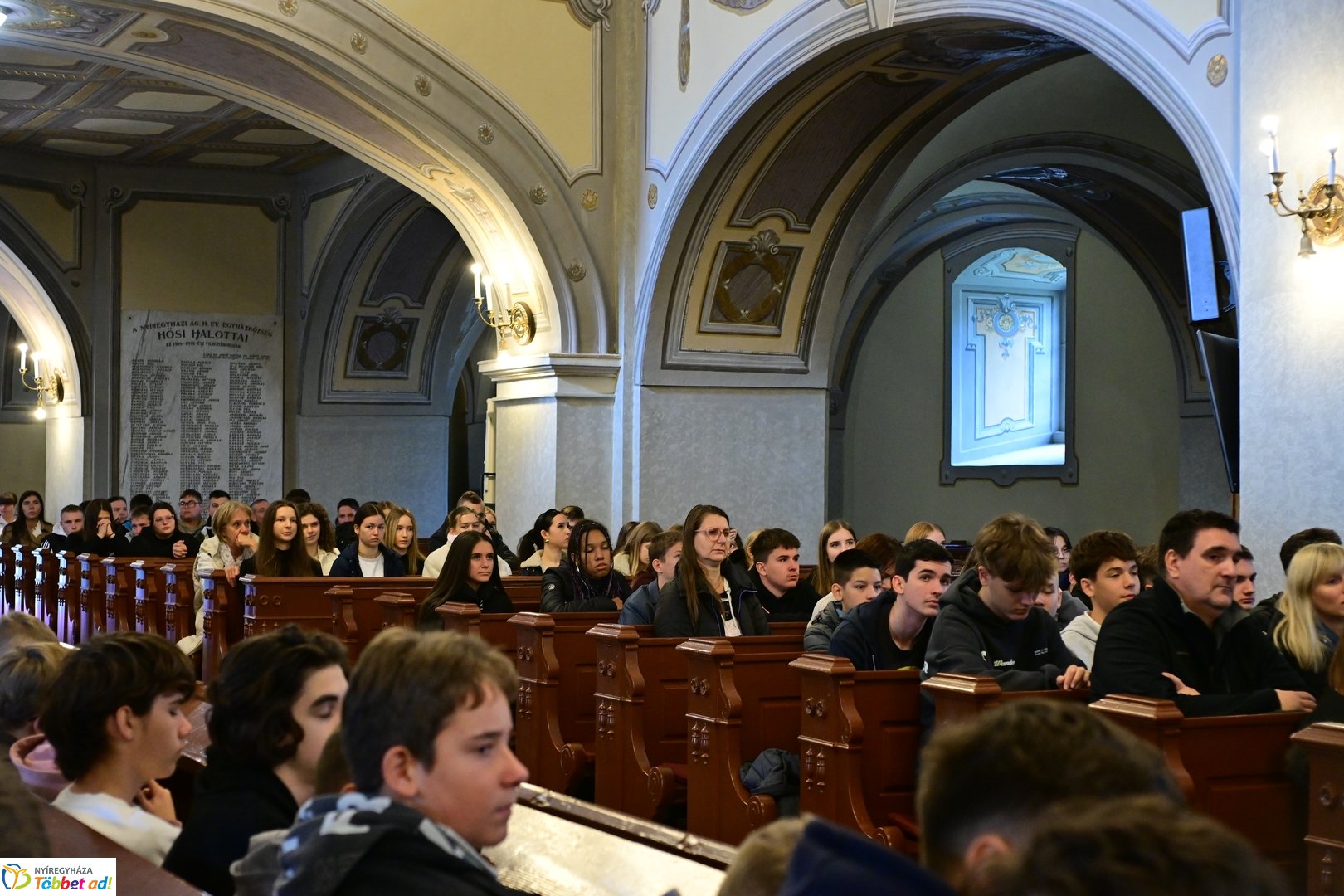 Emlékezés az aradi vértanúkra az evangélikus templomban 2025 