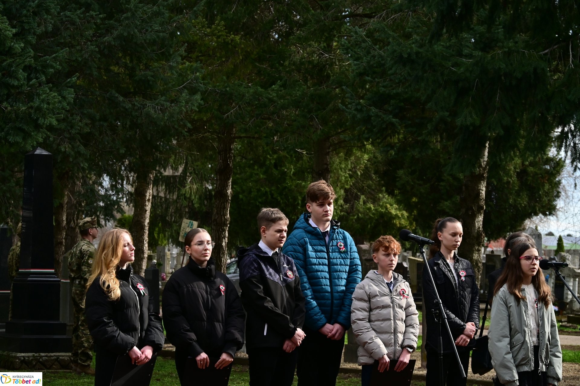 Emlékező koszorúzás 1848-ra az Északi temetőben - 2025