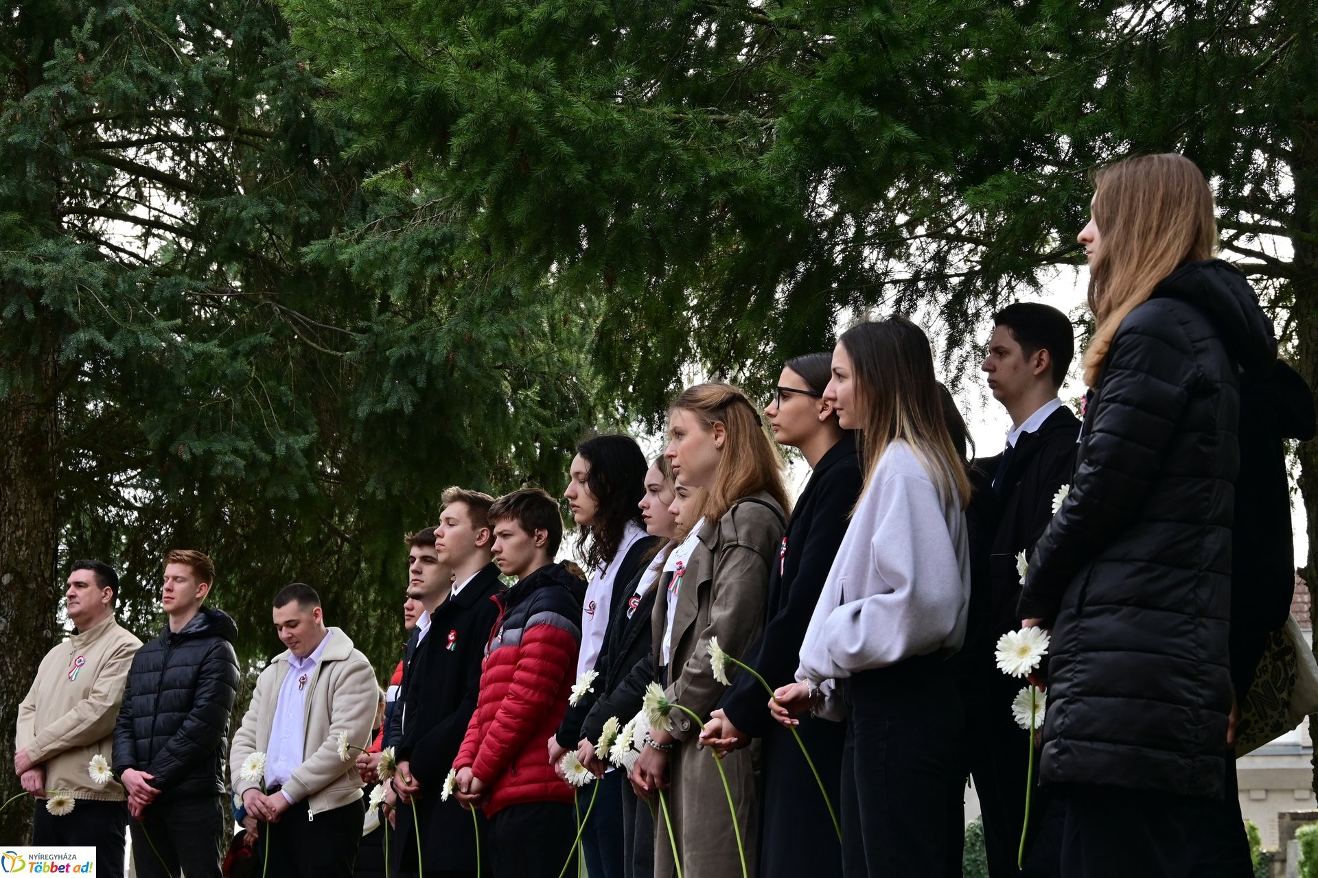 Emlékező koszorúzás 1848-ra az Északi temetőben - 2025