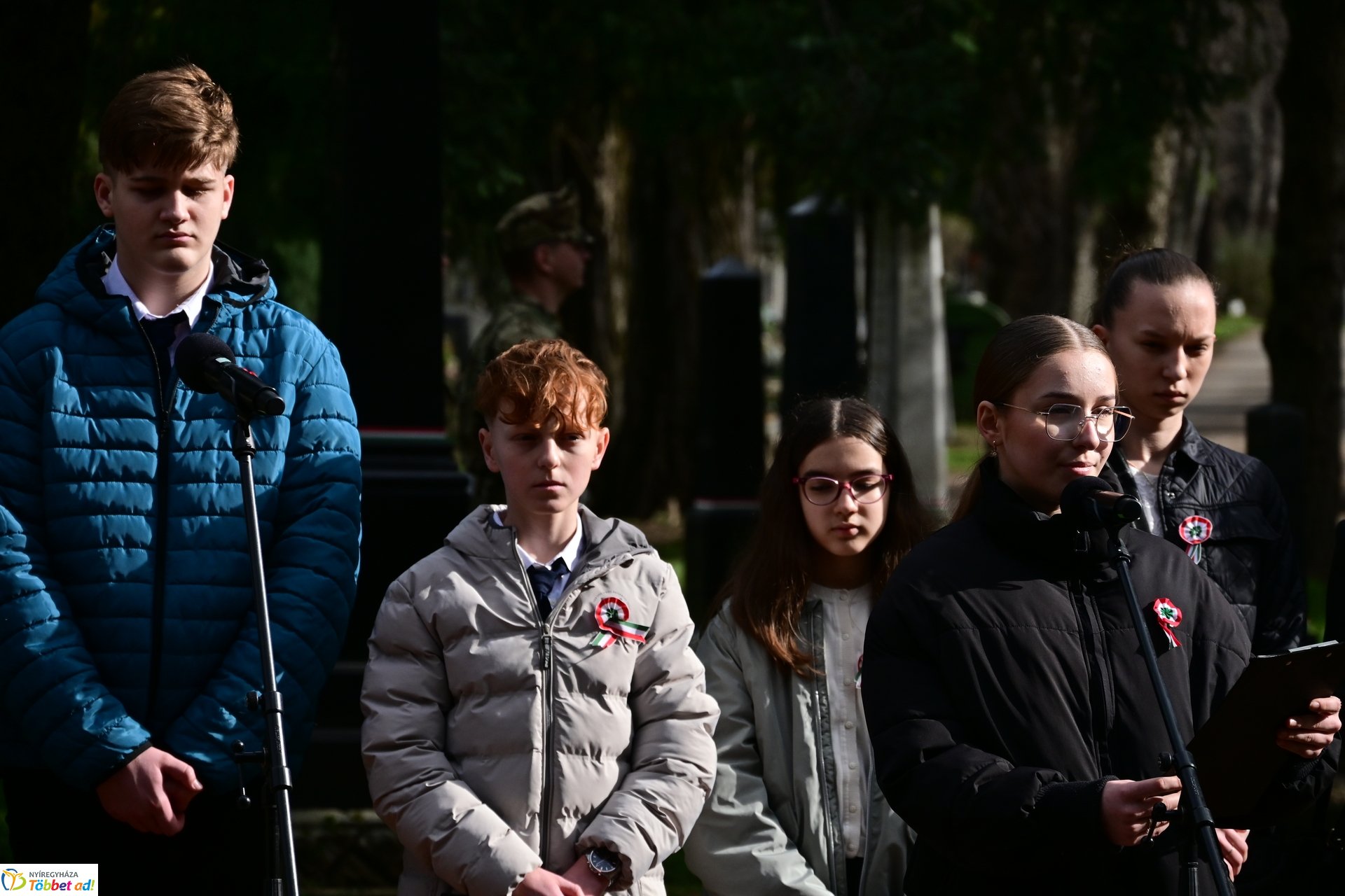 Emlékező koszorúzás 1848-ra az Északi temetőben - 2025