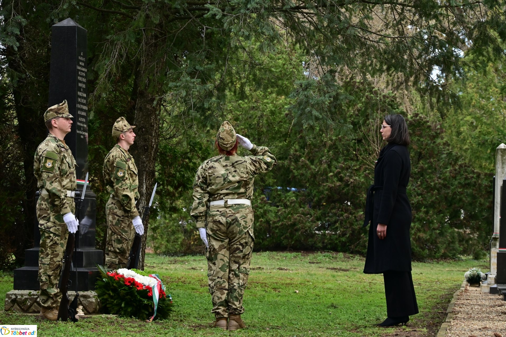 Emlékező koszorúzás 1848-ra az Északi temetőben - 2025