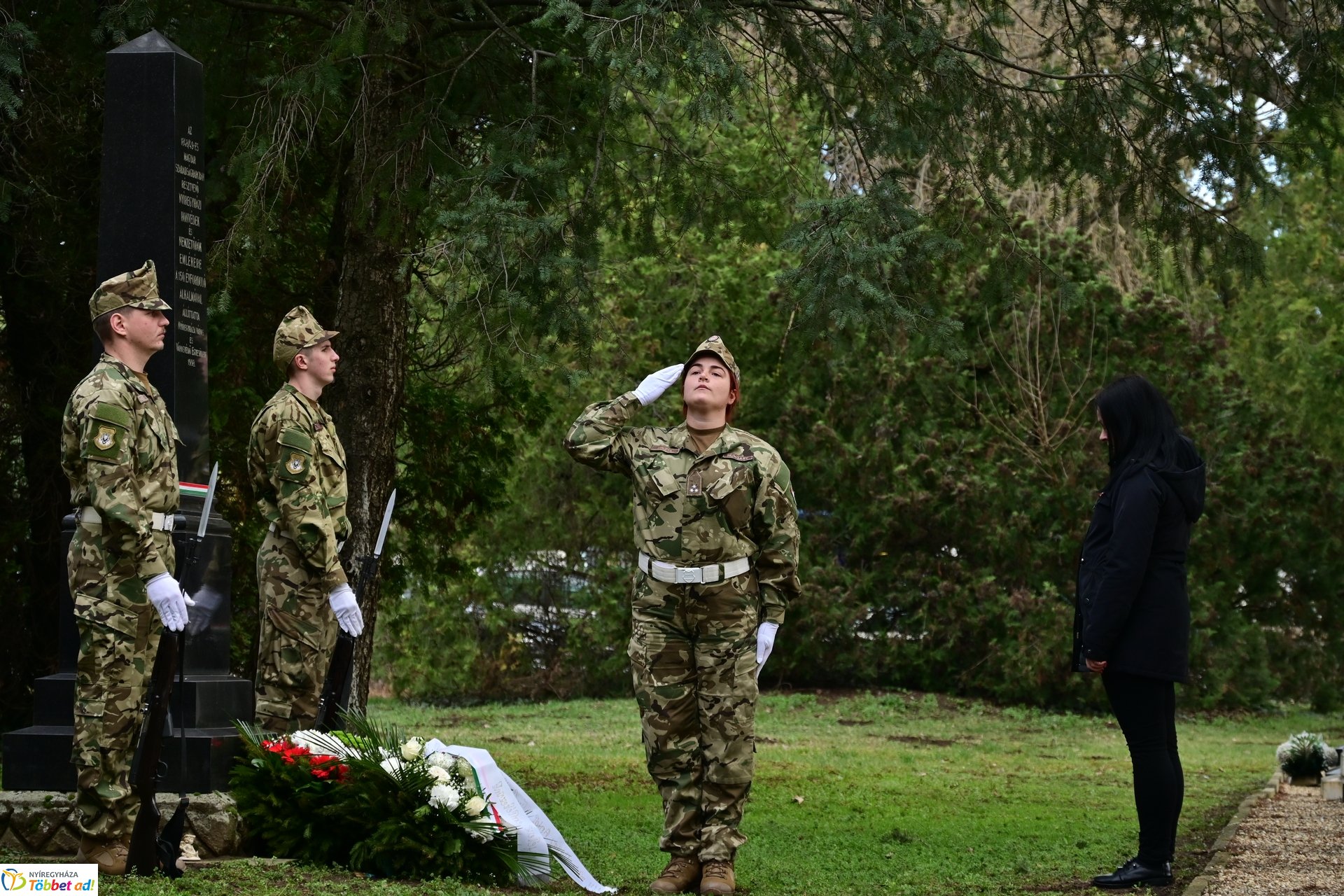 Emlékező koszorúzás 1848-ra az Északi temetőben - 2025