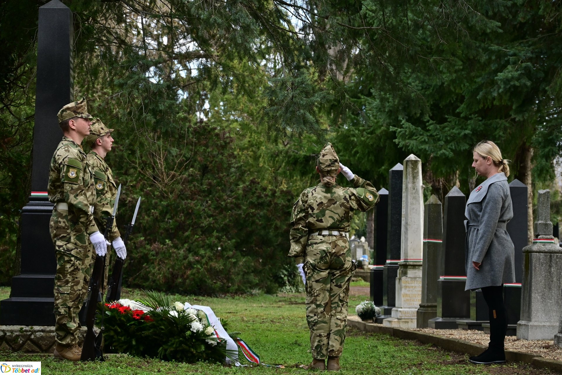 Emlékező koszorúzás 1848-ra az Északi temetőben - 2025