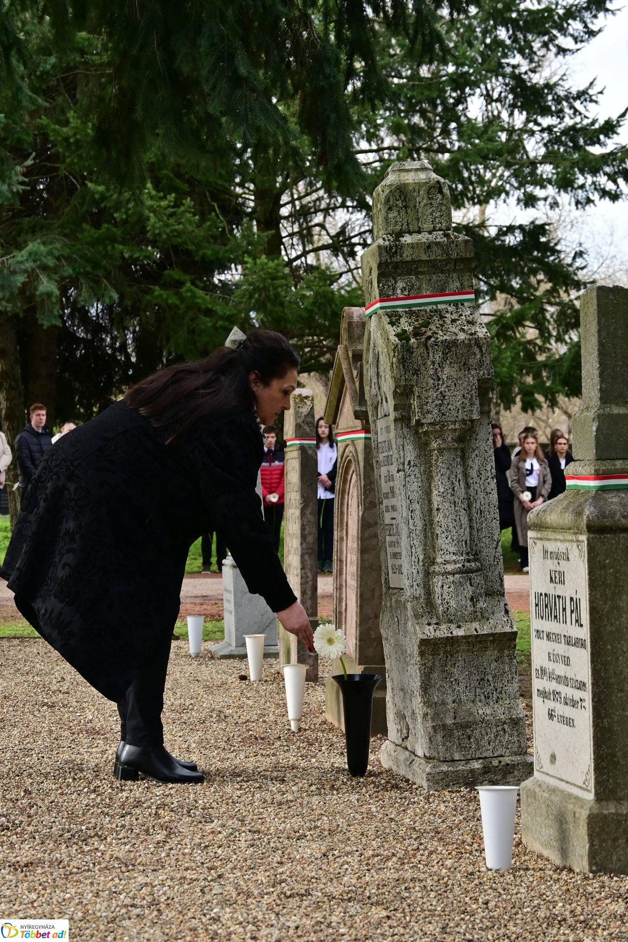 Emlékező koszorúzás 1848-ra az Északi temetőben - 2025