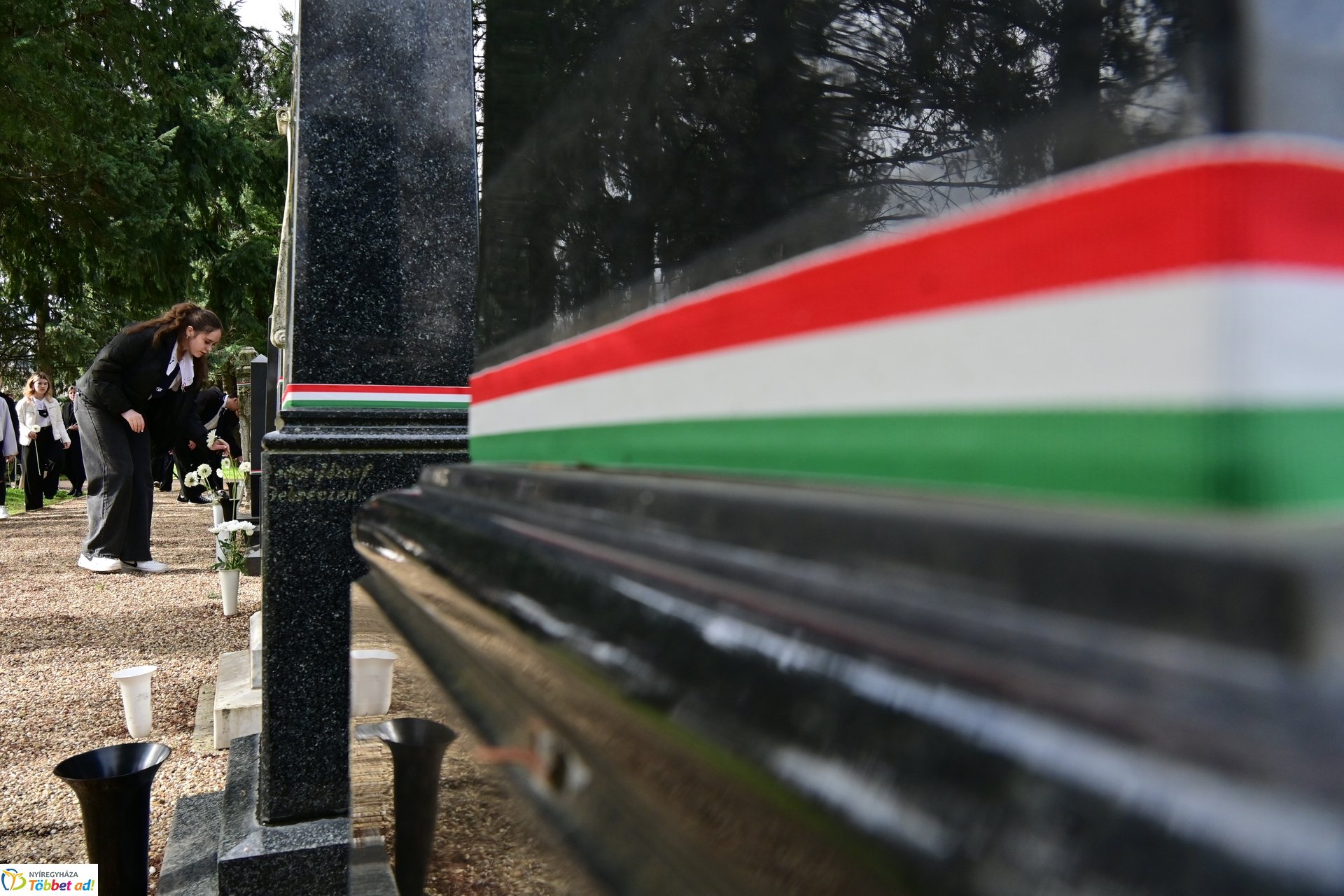 Emlékező koszorúzás 1848-ra az Északi temetőben - 2025