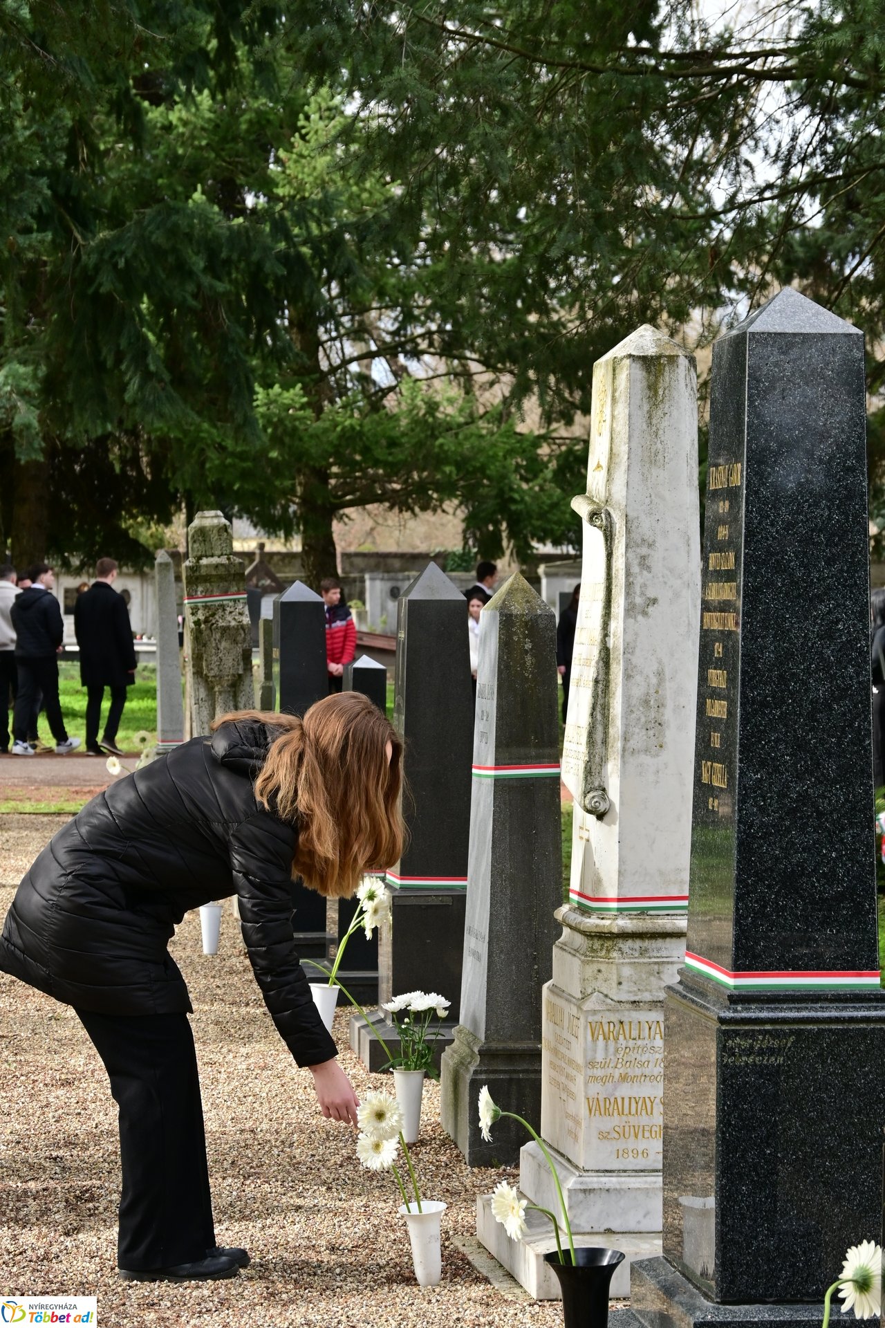 Emlékező koszorúzás 1848-ra az Északi temetőben - 2025