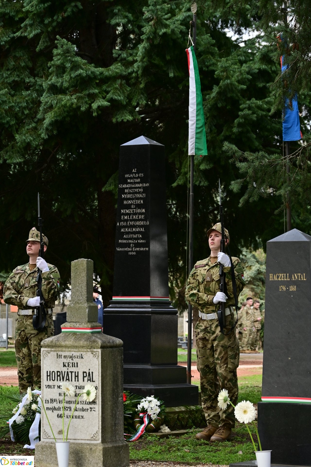 Emlékező koszorúzás 1848-ra az Északi temetőben - 2025