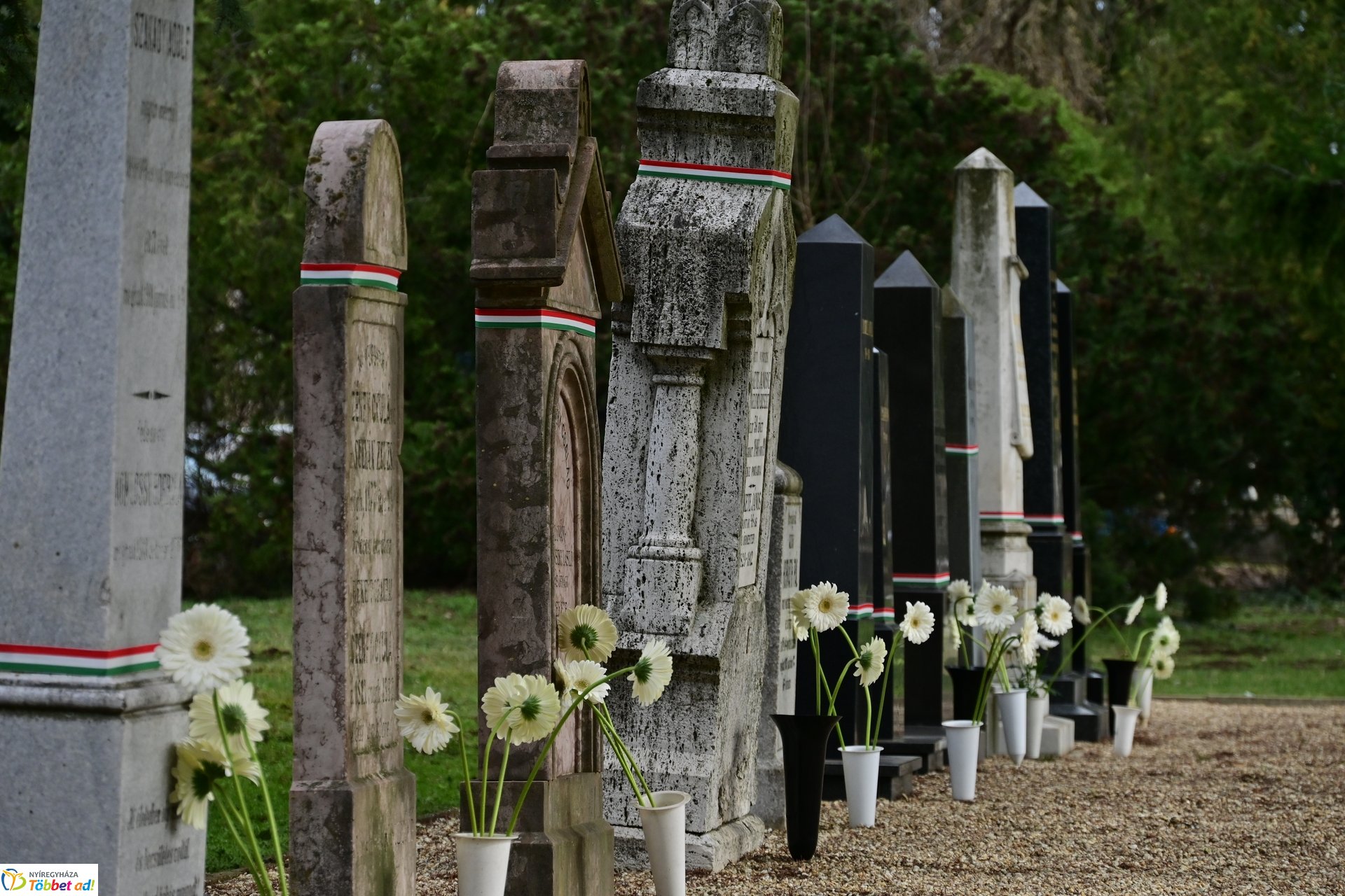 Emlékező koszorúzás 1848-ra az Északi temetőben - 2025