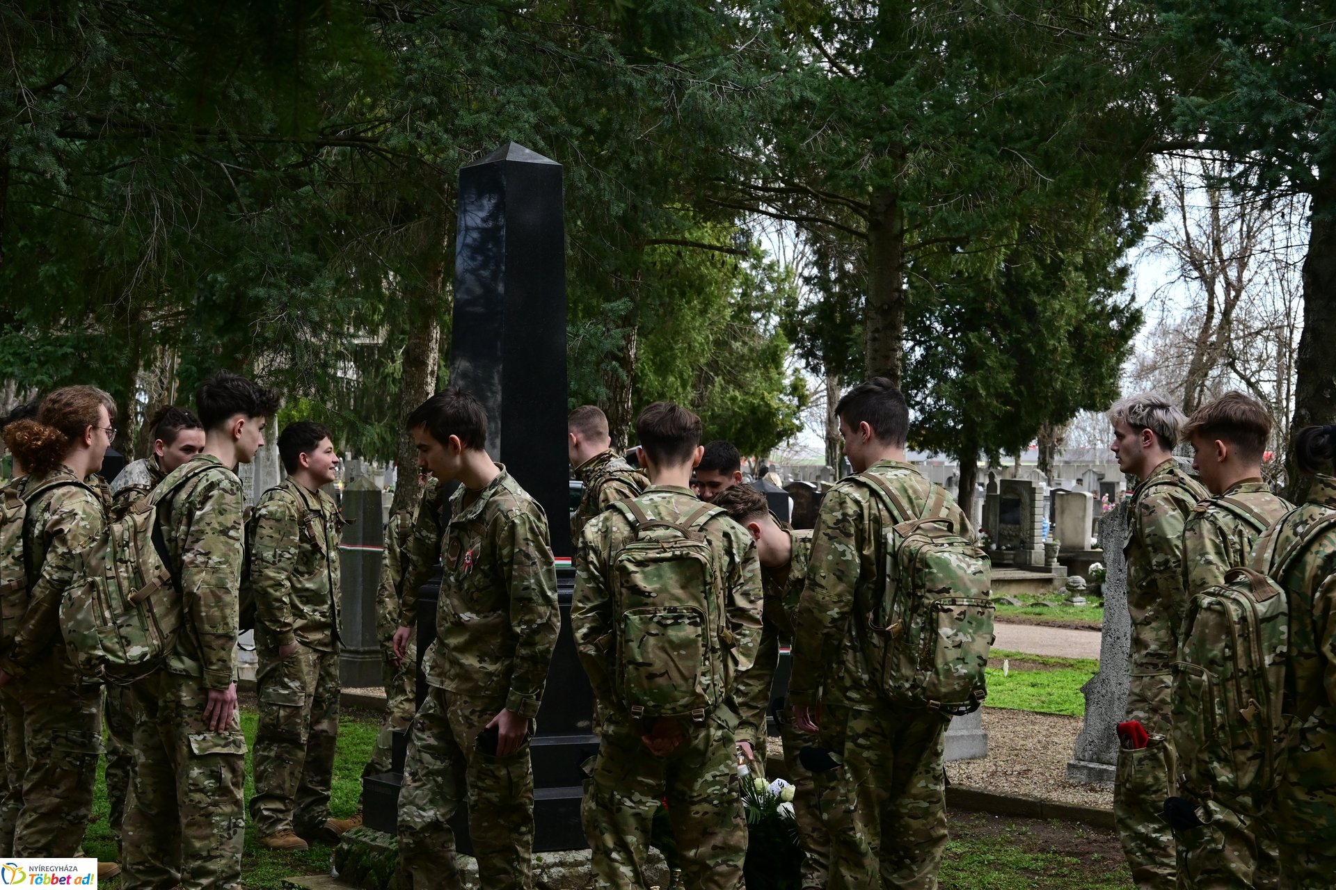 Emlékező koszorúzás 1848-ra az Északi temetőben - 2025