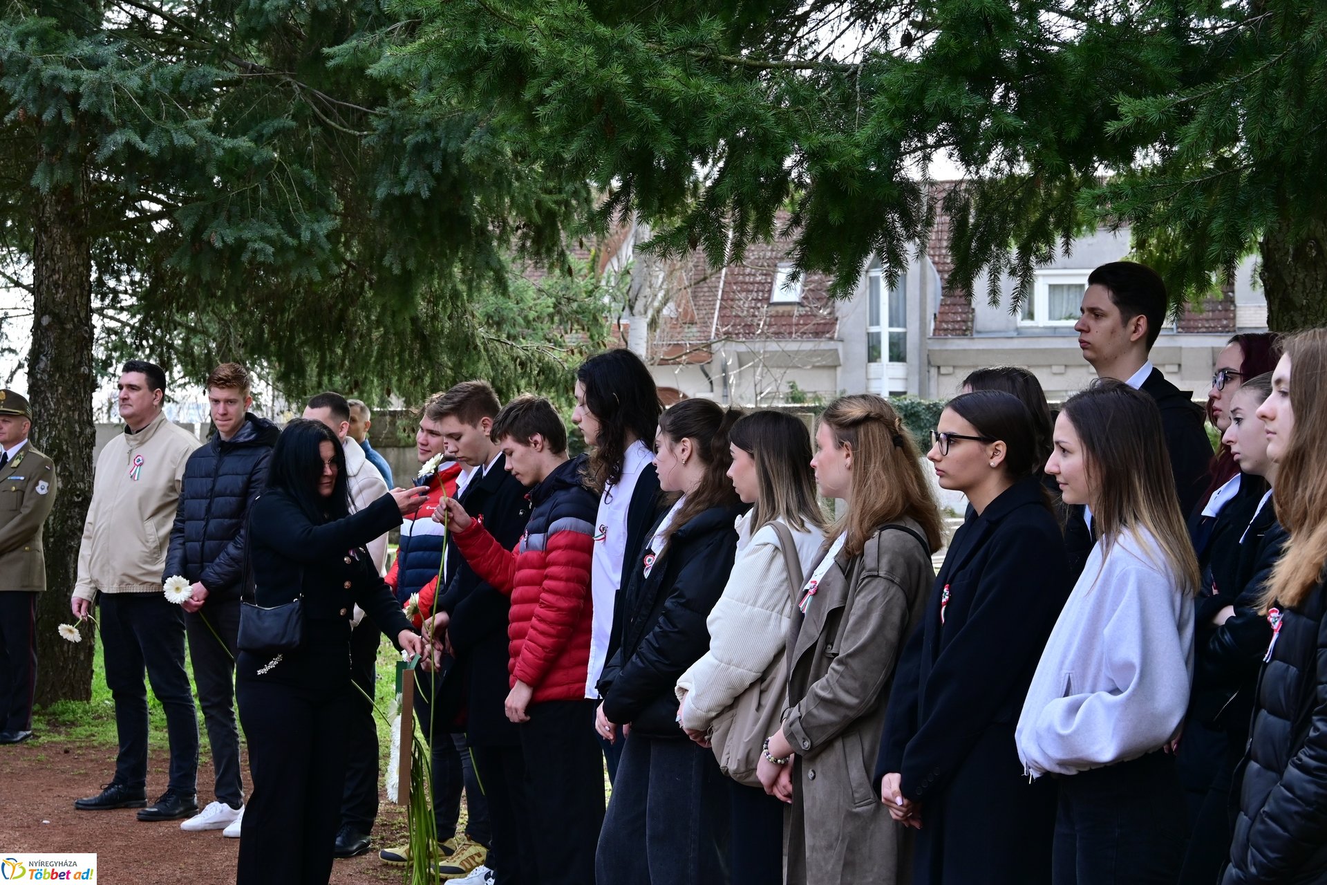 Emlékező koszorúzás 1848-ra az Északi temetőben - 2025