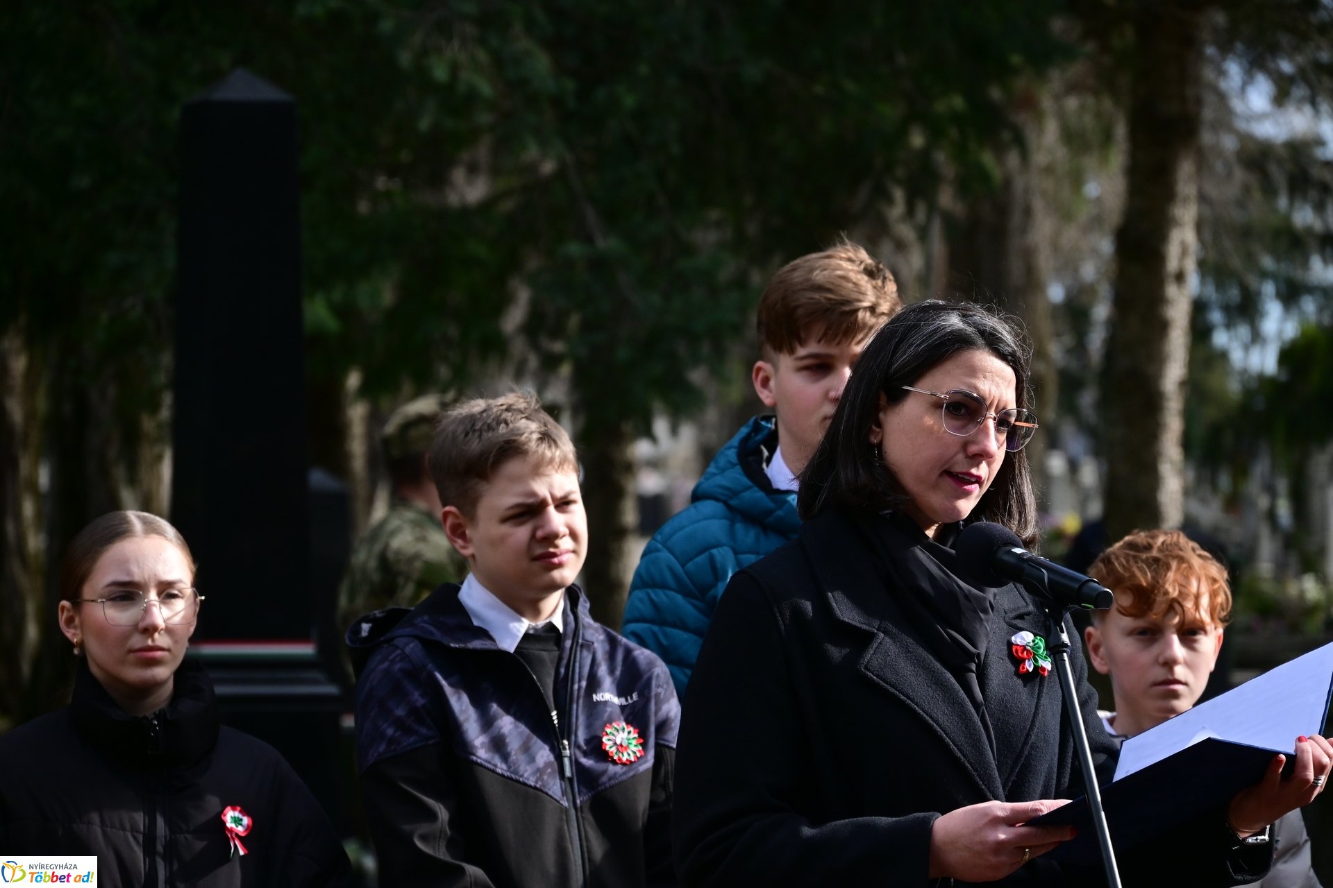 Emlékező koszorúzás 1848-ra az Északi temetőben - 2025