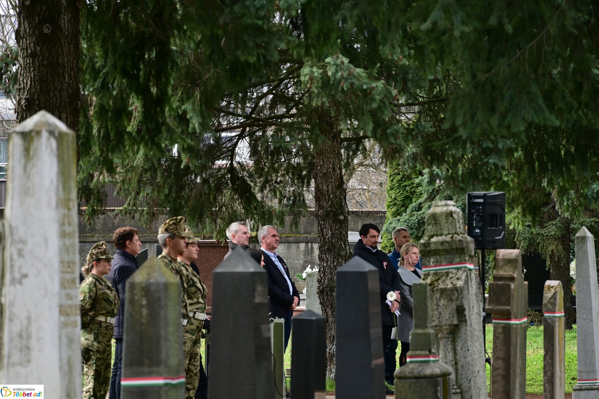 Emlékező koszorúzás 1848-ra az Északi temetőben - 2025