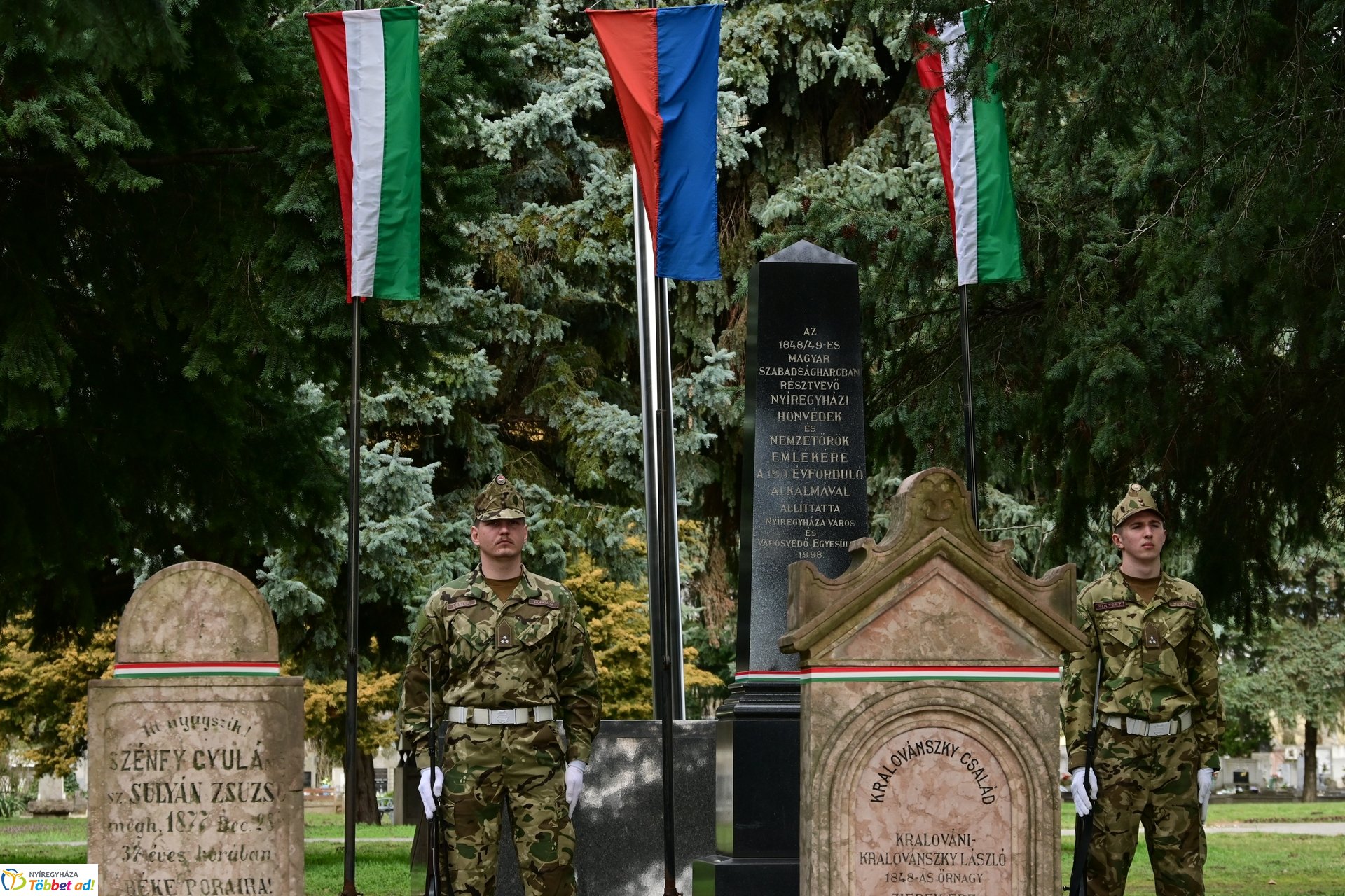 Emlékező koszorúzás 1848-ra az Északi temetőben - 2025