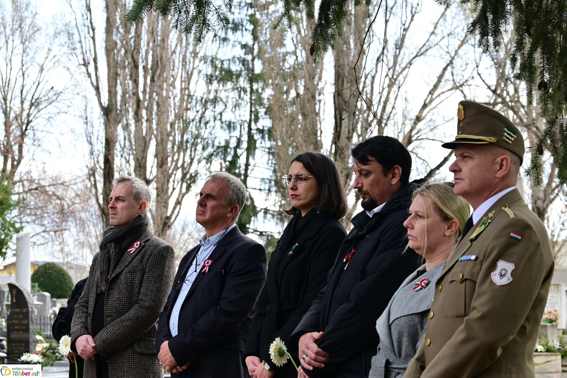 Emlékező koszorúzás 1848-ra az Északi temetőben - 2025