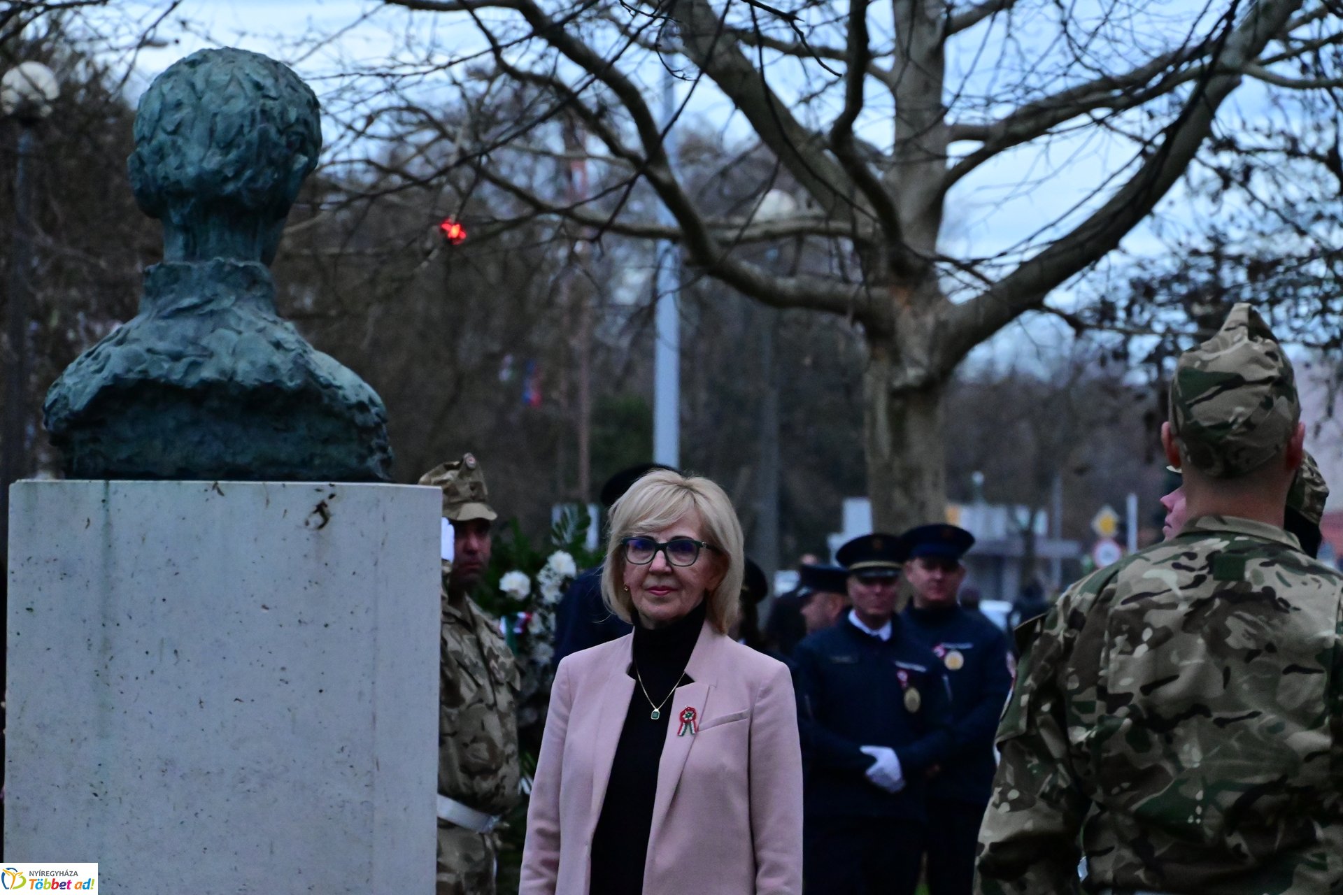 Emlékező koszorúzás a Petőfi szobornál - 2025