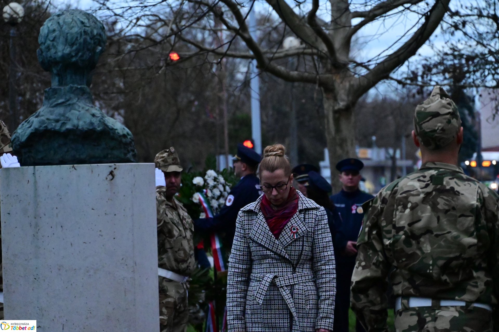 Emlékező koszorúzás a Petőfi szobornál - 2025