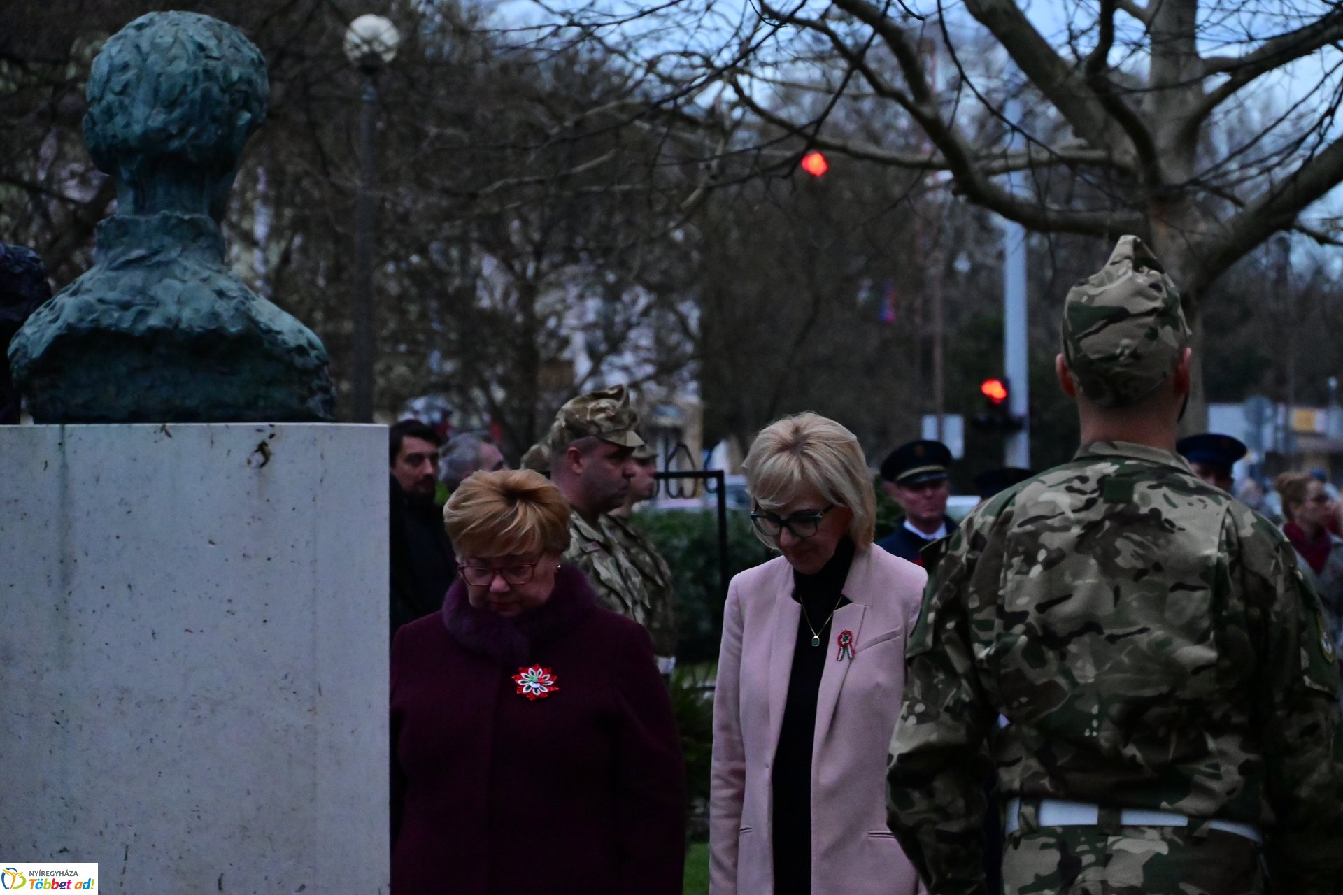 Emlékező koszorúzás a Petőfi szobornál - 2025