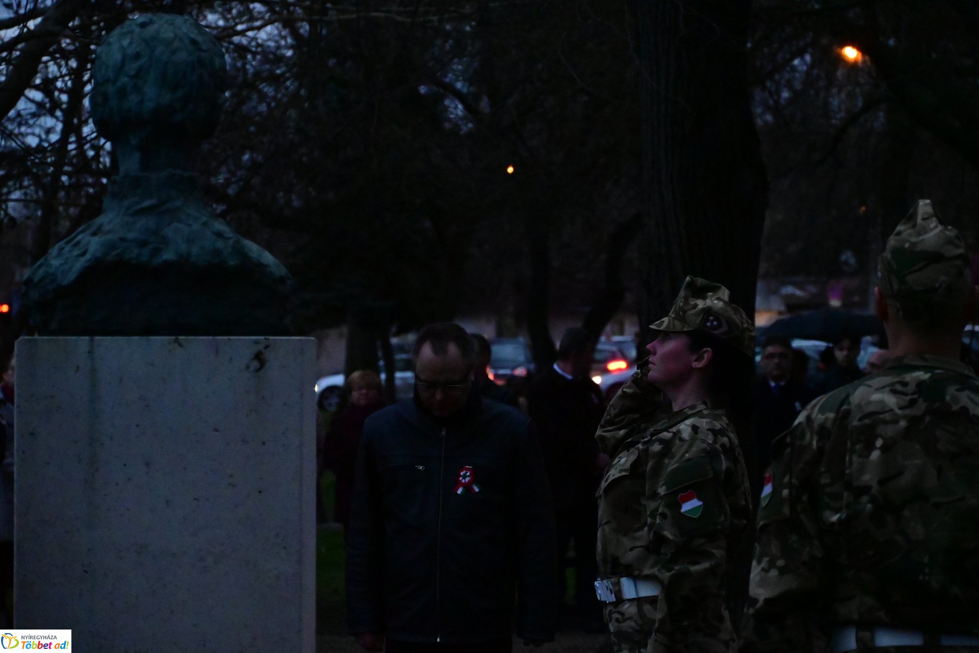 Emlékező koszorúzás a Petőfi szobornál - 2025