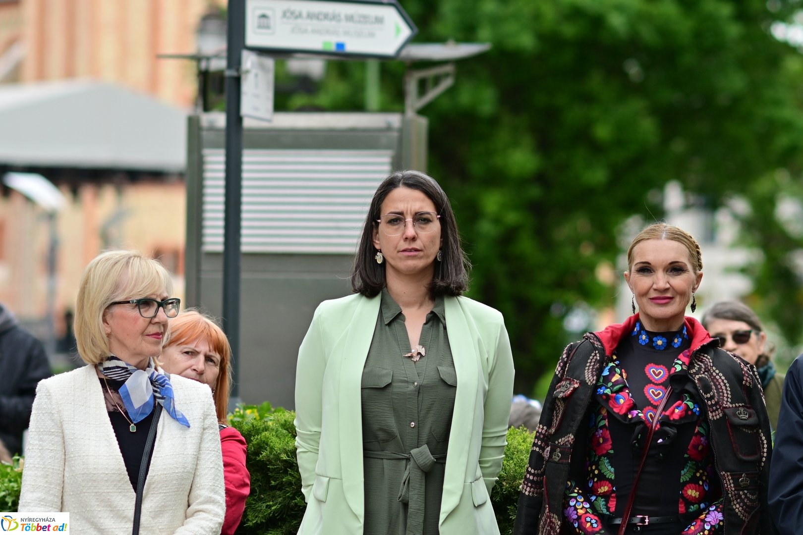 Emlékező koszorúzás a városalapítók szobránál - 2025