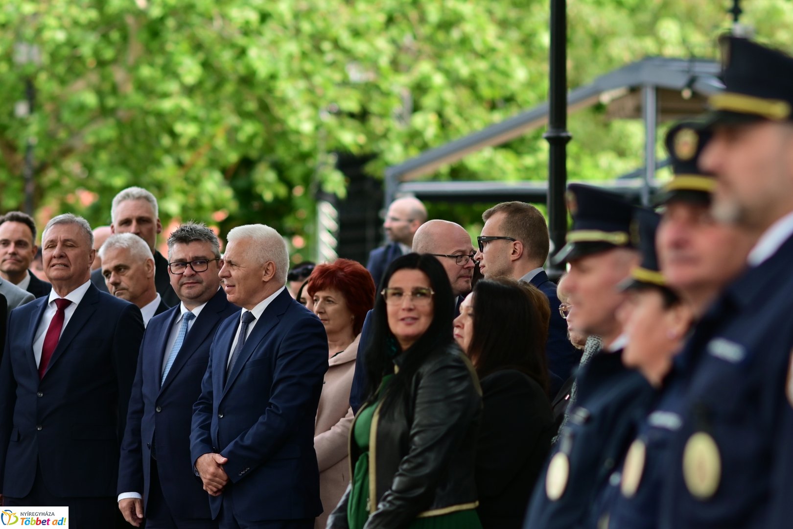 Emlékező koszorúzás a városalapítók szobránál - 2025