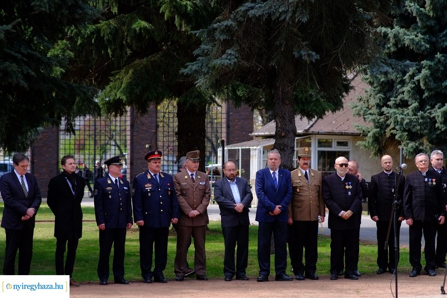 Emlékmű avató az Északi temetőben 20230421