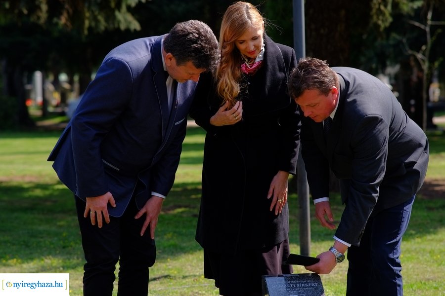 Emlékmű avató az Északi temetőben 20230421