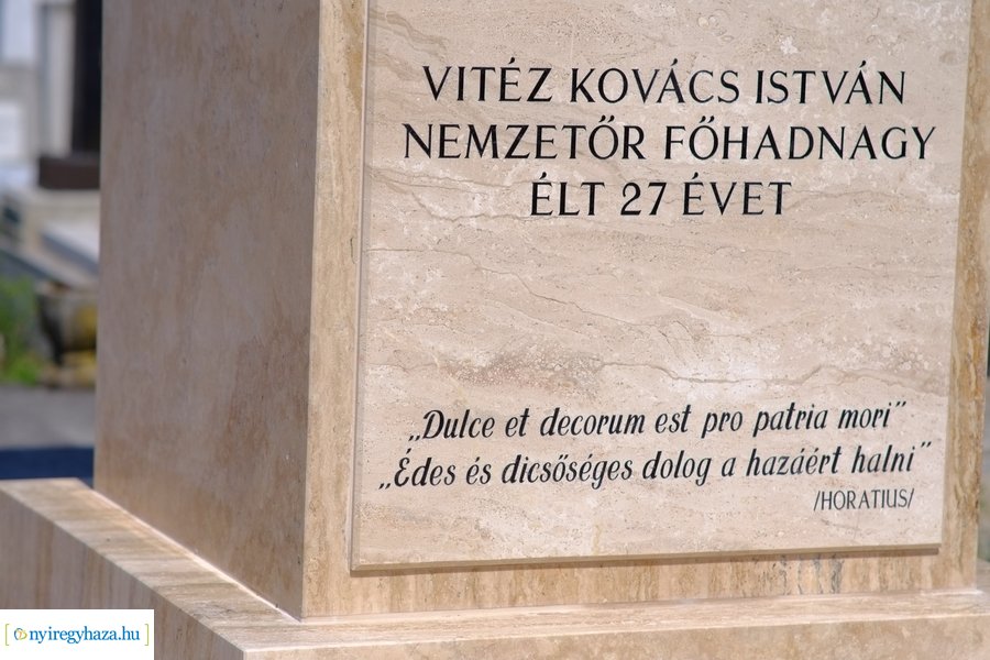 Emlékmű avató az Északi temetőben 20230421