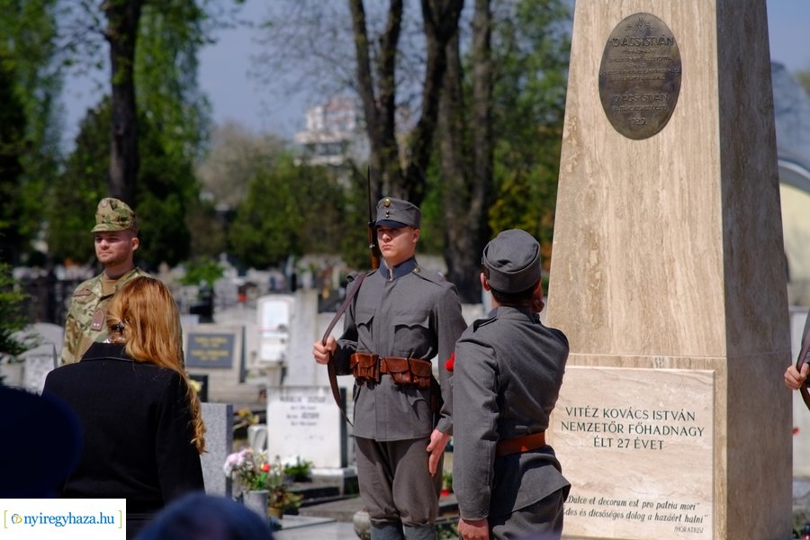 Emlékmű avató az Északi temetőben 20230421