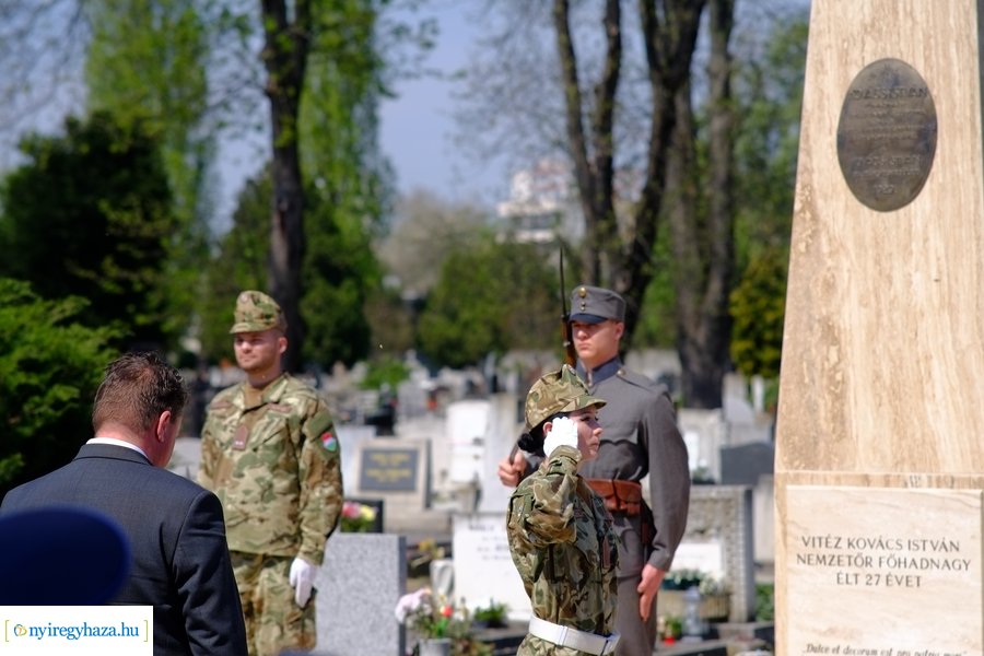 Emlékmű avató az Északi temetőben 20230421