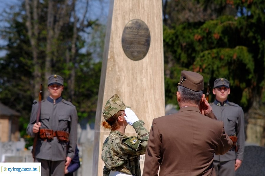 Emlékmű avató az Északi temetőben 20230421