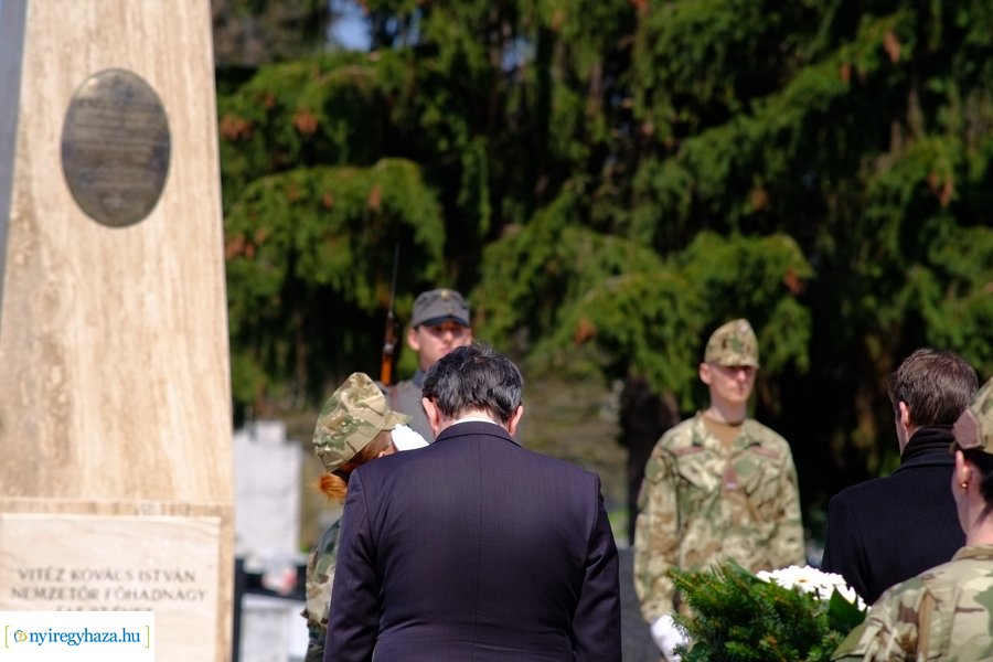 Emlékmű avató az Északi temetőben 20230421