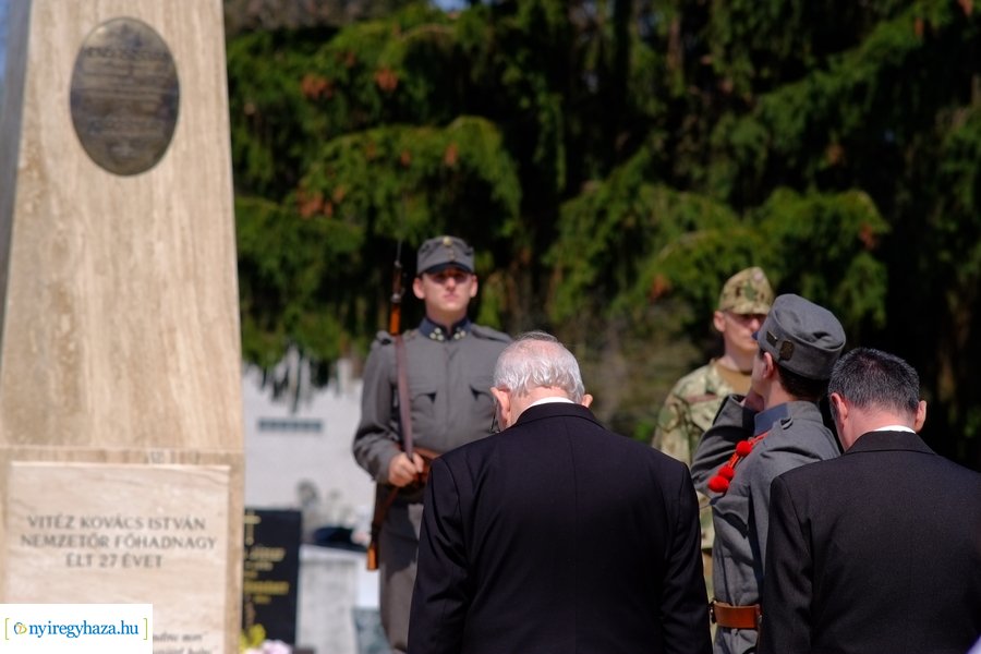 Emlékmű avató az Északi temetőben 20230421
