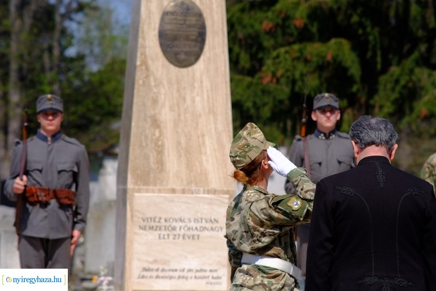 Emlékmű avató az Északi temetőben 20230421