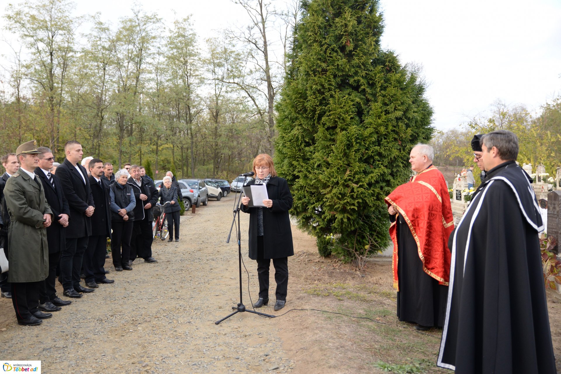 Emléktábla avatás Oroson