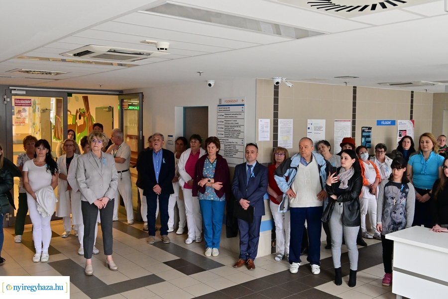 Emléktábla avató a kórházban - Dr Endreffy Ildikó