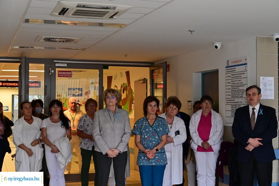 Emléktábla avató a kórházban - Dr Endreffy Ildikó