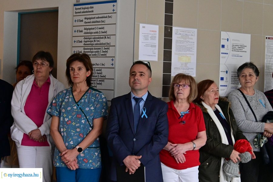 Emléktábla avató a kórházban - Dr Endreffy Ildikó