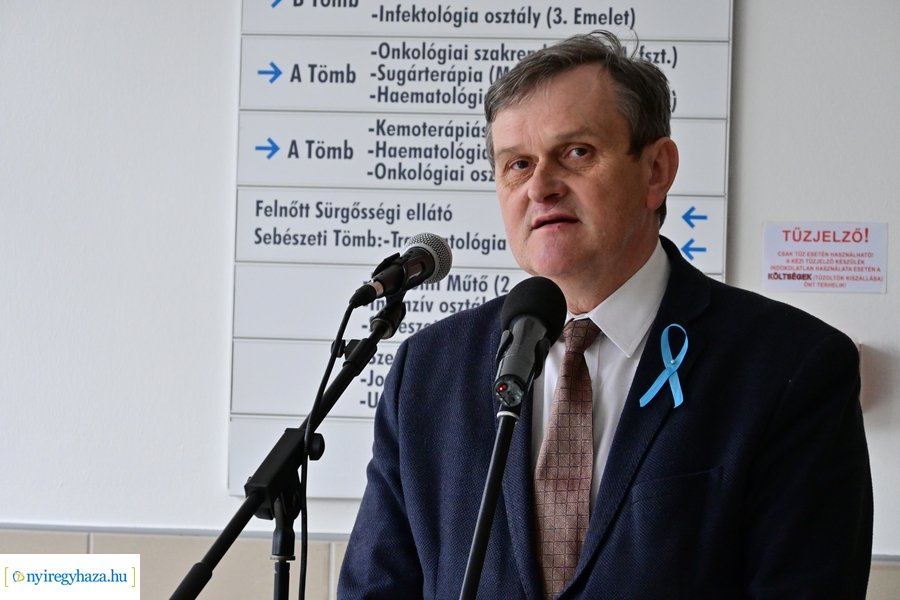 Emléktábla avató a kórházban - Dr Endreffy Ildikó