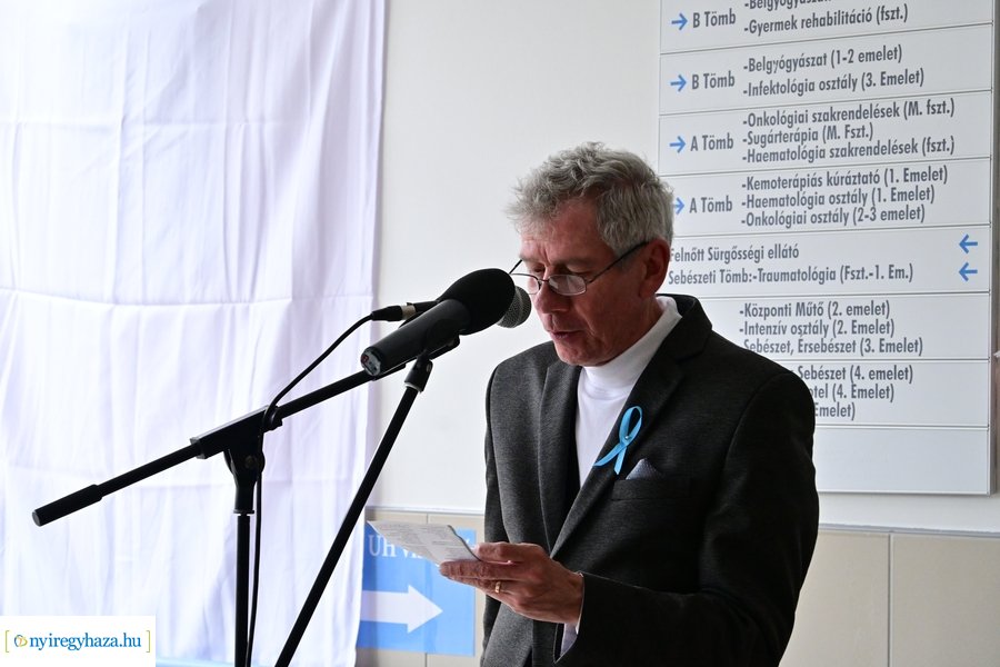 Emléktábla avató a kórházban - Dr Endreffy Ildikó