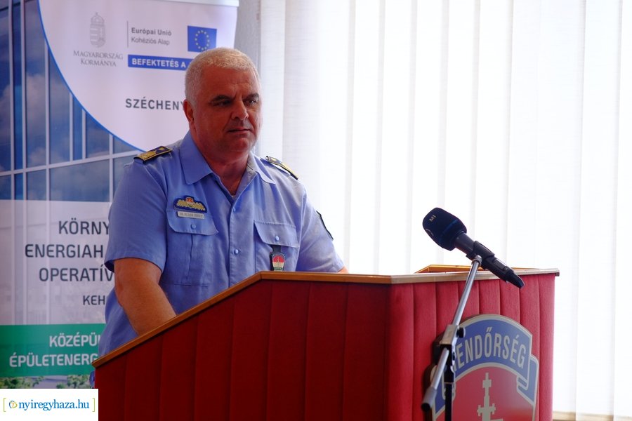 Energetikai fejlesztés a rendőrségen