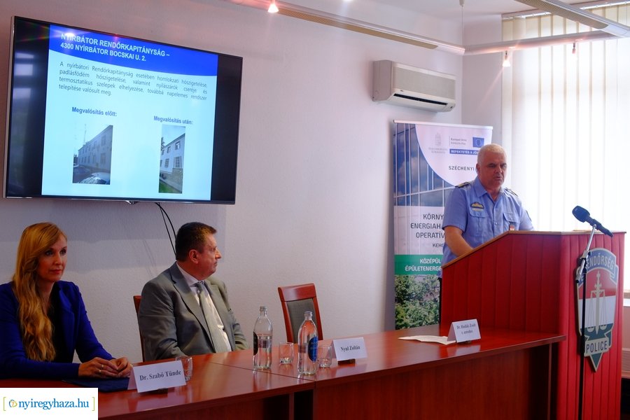 Energetikai fejlesztés a rendőrségen