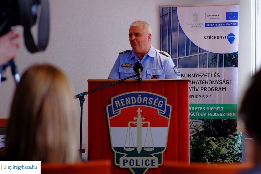 Energetikai fejlesztés a rendőrségen